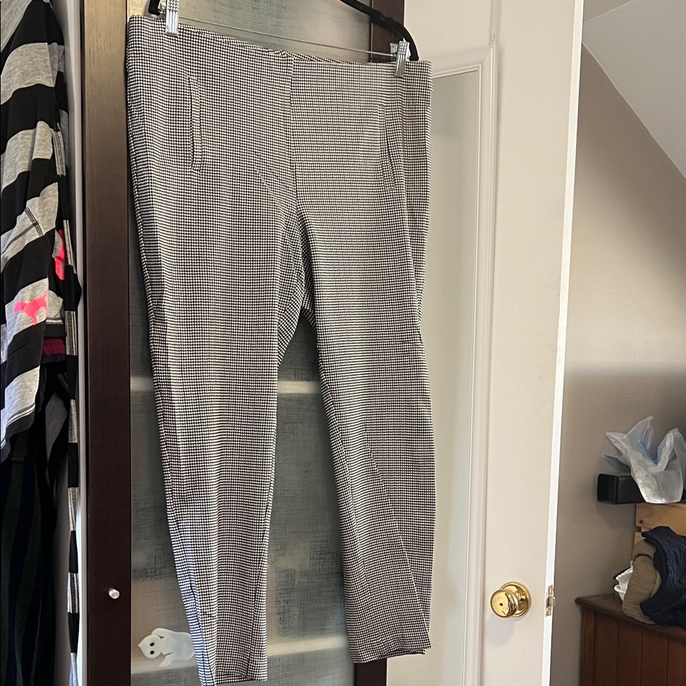 Black and White Checkered Pants